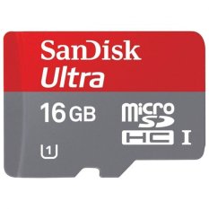 Sandisk Ultra Micro SDHC Class 10 - 16GB With SD Card Adapter