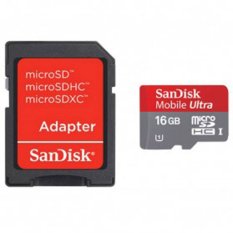 SanDisk Ultra microSDHC Card UHS-I Class 10 (30MB/s) 16GB