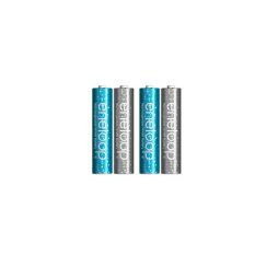 Sanyo Eneloop Battery Chargeable Glitter AAA 750mAh 4pcs - Silver / Biru -RB