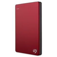 Seagate STDR1000303 Backup Plus Slim Harddisk External - 1 TB - Merah