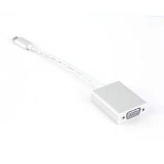 SeeedmallType C USB 3.1 Male to VGA Female Adapter Cable for Macbook 12 Notebook (Intl)