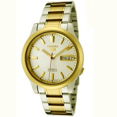Seiko 5 AUTOMATIC Jam Tangan Pria SNK790K1 - Silver/Gold