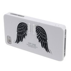 SGP Angel Series Ultra Slim Protection Case with LCD Screen Protector for iPhone 4 & 4S - Putih
