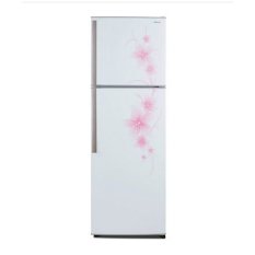 Sharp Lemari Es Kirei Series 338 Lt - SJ-420GD-FW - Putih Bunga - Khusus Jabodetabek