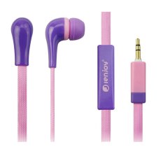 Shoelace Style In-ear Earphone Creative Stereo Handsfree Headphone with Mic for 3.5mm Millet Samsung Android Cell Phones and iPod iPad iPhone Computers iPhone MP3 MP4 (Pink) (Intl)