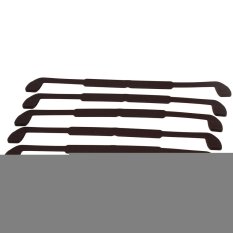Silicone Eyeglasses Strap Glasses Sports Band Cord Holder for Children Brown Set of 5 (Intl)