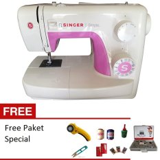 Singer 3223 Simple Mesin Jahit Portable Pemula STT.45 + Gratis Paket Hadiah