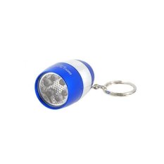 Small Sun 2Y 8866 1 Mode 50 Lumen White Light LED Flashlight with Key Chain Blue