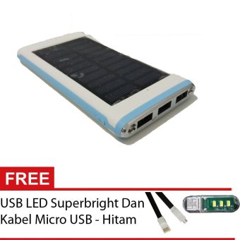 smart power bank powerbank solar charger 138000mah putih smart power bank powerbank solar charger 138000mah putih
