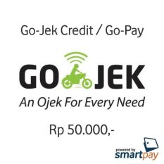 Smartpay Voucher Credit Go-Pay / Gojek senilai 50.000,-