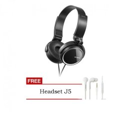 Sony Extra Bass Headphone MDR-XB250 + Earphone J5