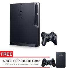 Sony Playstation 3 Slim 160GB ODE 2 Controller + Gratis HDD 500GB Full Game