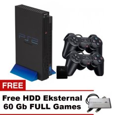 Sony Playstation PS2 Fat Scph 10000 - 18000 + Hardisk 60 Gb Full Games Ref
