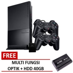 Sony Playstation PS2 Slim Hardisk 40gb + Multifungsi Optik + Full Games + Paket Lengkap