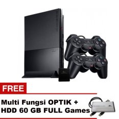 Sony Playstation PS2 Slim Seri 7 + Gratis Optik Hardisk 60GB Full Games