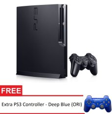 Sony PS3 Playstation 3 Slim - 160GB - Hitam + Gratis Controller