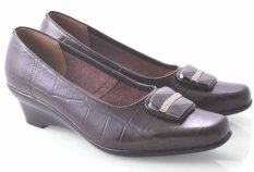 Spiccato SP 508.01 Sepatu Formal Heels Wanita - Bahan Leather - Bagus Dan Cantik - Coklat
