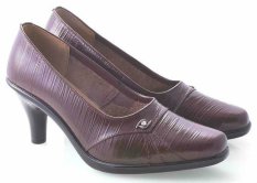 Spiccato SP 508.05 Sepatu Formal Heels Wanita - Bahan Leather - Bagus Dan Cantik - Coklat