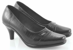 Spiccato SP 508.12 Sepatu Formal Heels Wanita - Bahan Leather - Bagus Dan Cantik - Hitam