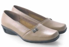 Spiccato SP 513.07 Sepatu Formal Heels Wanita - Bahan Leather - Bagus Dan Cantik - Tan