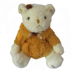 Spicegift Boneka Teddy Bear (Beruang) Winter Dress Coklat size L