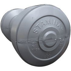 Stamina dumbbell Plastic 2 kg Silver