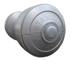 Stamina Dumbbell Plastic 4 kg Silver
