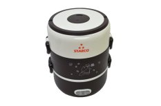 Starco SRC-202 Elektrik Lunch Box Multi Fungsi / Kotak Makan Elektrik Multifungsi Kapasitas 1.8 Liter - Coklat