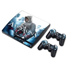 Sticker Cover for PlayStation 3 Slim Console and 2 Piece Sticker for Controller Set (Multicolor)