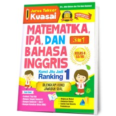 Suka Buku - Jurus Tokcer Kuasai Matematika, IPA, dan Bahasa Inggris Kelas 4 SD/MI