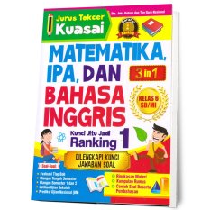 Suka Buku - Jurus Tokcer Kuasai Matematika, IPA, dan Bahasa Inggris Kelas 6 SD/MI