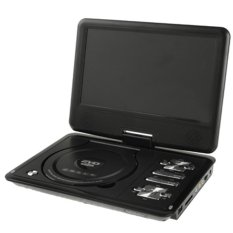 SUNSKY 9.0 inch TFT LCD Screen Digital Multimedia Portable EVD / DVD with Card Reader & USB Ports, Support Analog TV (PAL / NTSC / SECAM) & Game Function, 270 Degree Rotation, Support SD / MS / MMC Card, Black