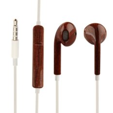 SUNSKY In-ear with Remote Mic for iPhone 5 and 5S and 5C, iPhone 4 and 4S, iPad / iPod touch, iPod Nano (Brown) - Intl