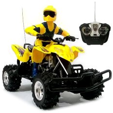 Super Racer RC ATV Bigfoot Mainan Anak Remote Control - Kuning