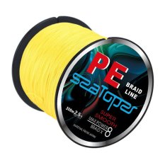 Super Strong 8 Strands 300M 0.30mm 37LB 100% PE Multifilament Braided Fishing Line (Yellow)