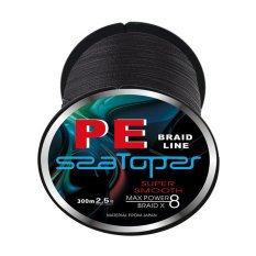 Super Strong 8 Strands 300M 0.45mm 70LB 100% PE Multifilament Braided Fishing Line (Black)