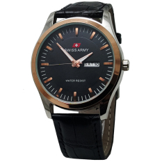 Swiss Army BOGOF Jam Tangan Pria - Kulit - Coklat - SA 7169C BL BRW