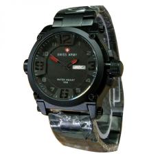 Swiss Army BOGOF Jam Tangan Pria - Kulit - Coklat - SA 7169C BL BRW