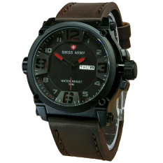 Swiss Army Mens Elegant - Brown - Leather Strap - SA 7169 BR