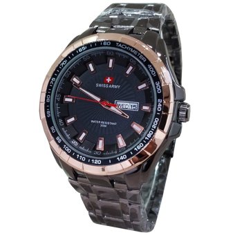 swiss army sa4100m tanggal hari jam tangan pria stainless swiss army sa4100m tanggal hari jam tangan pria stainless