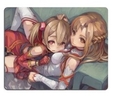 Sword Art Online SAO Asuna & Silica Anime Game Gaming Mouse Pad (Intl)