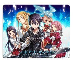 Sword Art Online SAO Kirito Asuna Yui Silica Lisbeth Anime Gaming Mouse Pad (Intl)
