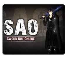 Sword Art Online SAO Kirito Kirigaya Kazuto 04 Anime Game Gaming Mouse Pad (Intl)
