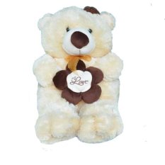 Syuka Kids Boneka Teddy Bear Love Flower Besar Jumbo 85 cm (SNI) - Cream