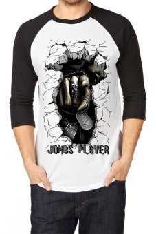 t shirt kaos 3d jombs player raglan putih hitam putih hitam lazada indonesia t shirt kaos 3d jombs player raglan putih hitam putih hitam lazada indonesia