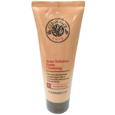 The Face Shop Acne Solution Foam Cleansing - 150 ml
