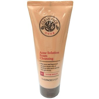the shop acne solution foam cleansing 150 ml the shop acne solution foam cleansing 150 ml