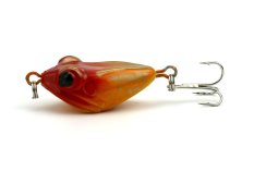 Top water frog fishing lures 30pcs 6g 4cm 8# fishing hooks hard plastic fishing baits faux frog crank wobble bass fishing tackles- Intl
