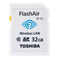 Toshiba FlashAir 32GB W-03 Wifi SD SDHC Card Wireless LAN Flash Air