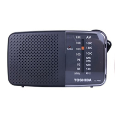 TOSHIBA TX-PR20 Portable Pocket AM FM Radio (BLACK) (Intl)